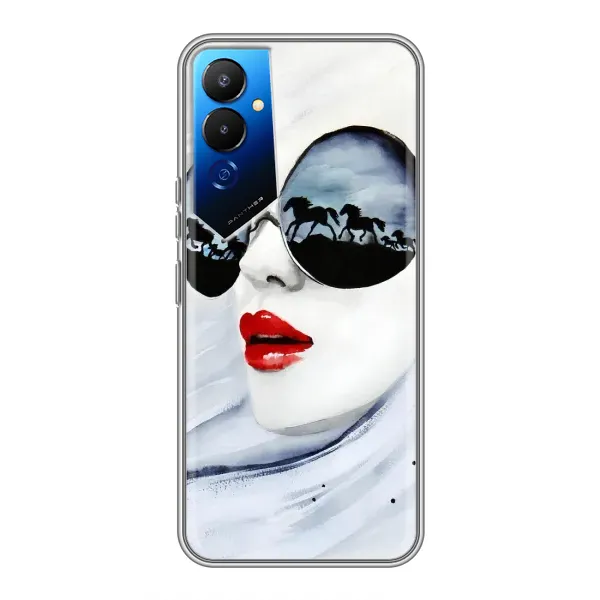 Чехол с рисунком «Любительница коней» для TECNO POVA 4 (LG7n) Чехол с рисунком «Любительница коней» для TECNO POVA 4 (LG7n)
