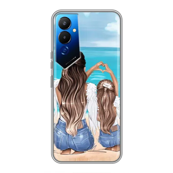 Чехол с рисунком «Мама и дочь» для TECNO POVA 4 (LG7n) Чехол с рисунком «Мама и дочь» для TECNO POVA 4 (LG7n)