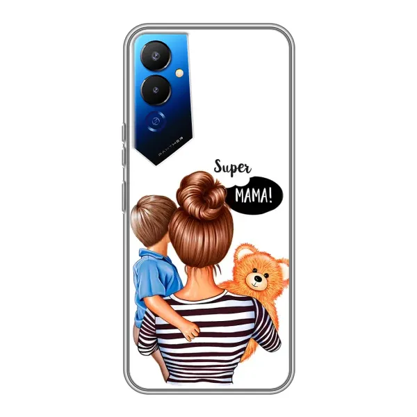Чехол с рисунком «Мама и сын» для TECNO POVA 4 (LG7n) Чехол с рисунком «Мама и сын» для TECNO POVA 4 (LG7n)