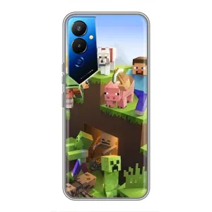 Чохли для Tecno POVA 4 (LG7n) (Персонажі МайнКрафт) (Майн-крафт)