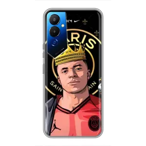 Чохол (TPU) з Футболістом на Tecno POVA 4 (LG7n) (Mbappe King)