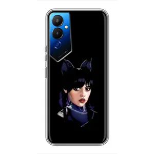 Чохол з картинкою Венсдей на Tecno POVA 4 (LG7n) (Мила Венсдей)