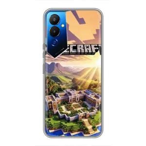 Чохол майнкрафт для Tecno POVA 4 (LG7n) (MINECRAFT)