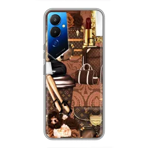 Чехол Стиль Louis Vuitton на Tecno POVA 4 (LG7n) (Мода Луи Виттон)