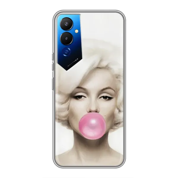 Чехол с рисунком «Монро» для TECNO POVA 4 (LG7n) Чехол с рисунком «Монро» для TECNO POVA 4 (LG7n)
