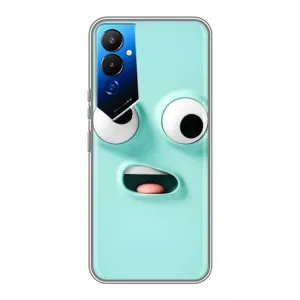 Чохли (ТПУ) (смішні стікери) для Tecno POVA 4 (LG7n) (Кумедне м'ятне обличчя)