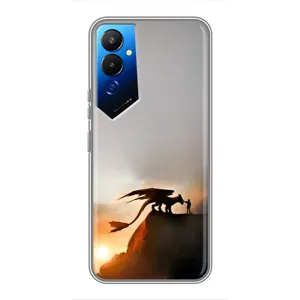 Чехол дракон Беззубик для Tecno POVA 4 (LG7n) (Мультиик Беззубик)