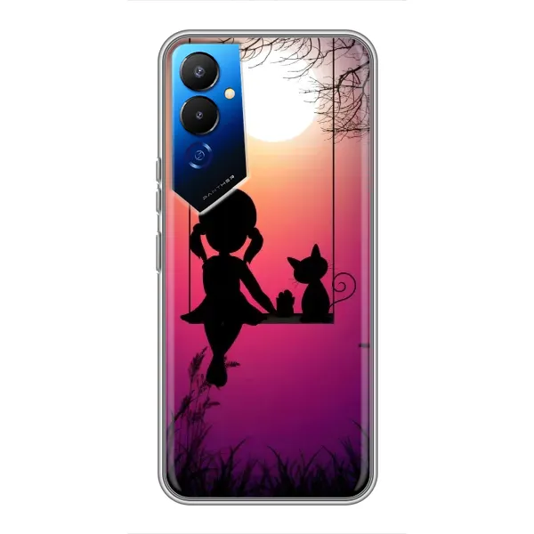 Чехол с рисунком «На качели» для TECNO POVA 4 (LG7n) Чехол с рисунком «На качели» для TECNO POVA 4 (LG7n)