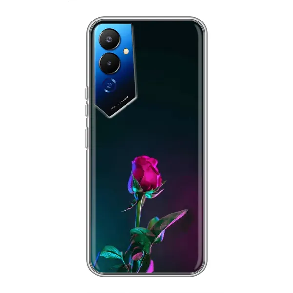 Чехол с рисунком «Ночная роза» для TECNO POVA 4 (LG7n)
