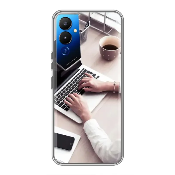 Чехол с рисунком «Офисный работник» для TECNO POVA 4 (LG7n) Чехол с рисунком «Офисный работник» для TECNO POVA 4 (LG7n)