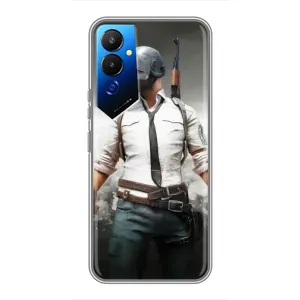 Чохол з картинкою "Герой Pubg" на Tecno POVA 4 (LG7n) (Пабг)