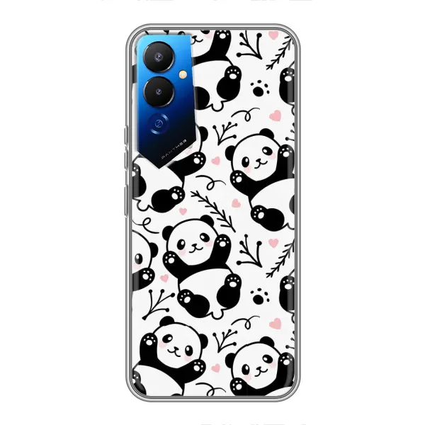 Чехол с рисунком «Пандочки» для TECNO POVA 4 (LG7n) Чехол с рисунком «Пандочки» для TECNO POVA 4 (LG7n)
