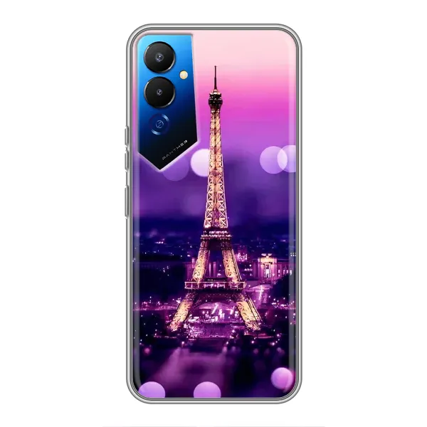 Чехол с рисунком «Париж башня» для TECNO POVA 4 (LG7n) Чехол с рисунком «Париж башня» для TECNO POVA 4 (LG7n)