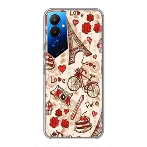 Чохол Ейфелева Вежа на Tecno POVA 4 (LG7n) (Париж мрія)