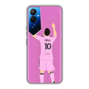 Чехлы Лео Месси в Майами на Tecno POVA 4 (LG7n) (Празднование Месси)