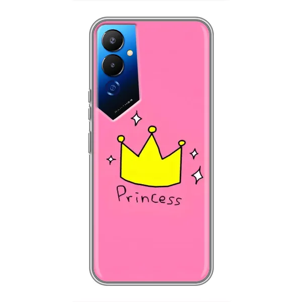 Чехол с рисунком «Princess» для TECNO POVA 4 (LG7n) Чехол с рисунком «Princess» для TECNO POVA 4 (LG7n)