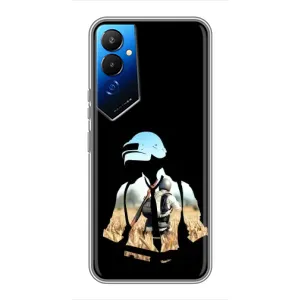 Чохол з картинкою "Герой Pubg" на Tecno POVA 4 (LG7n) (Пубг мен)