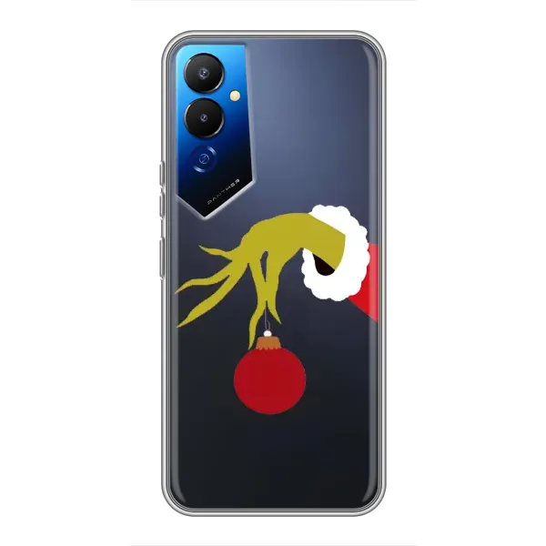 Чехол с рисунком «Рука Гринча» для TECNO POVA 4 (LG7n) Чехол с рисунком «Рука Гринча» для TECNO POVA 4 (LG7n)