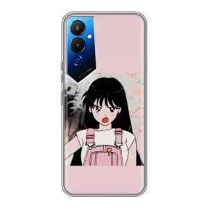 Чехол с персонажами АНИМЕ на Tecno POVA 4 (LG7n) (Сейлор Марс)