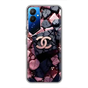Чохол (Dior, Prada, YSL, Chanel) для Tecno POVA 4 (LG7n) (Шанель)
