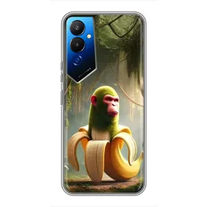Чехол с мемами тралалело тралала для Tecno POVA 4 (LG7n) (Шимпанзини бананини)