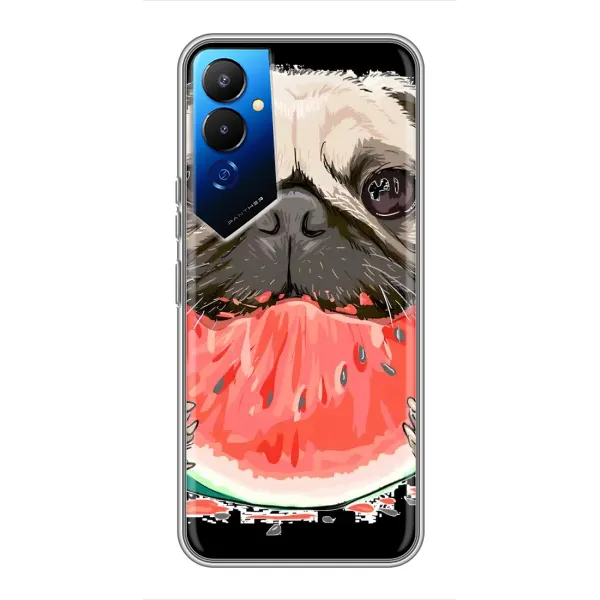 Чехол с рисунком «Смешной Мопс» для TECNO POVA 4 (LG7n) Чехол с рисунком «Смешной Мопс» для TECNO POVA 4 (LG7n)