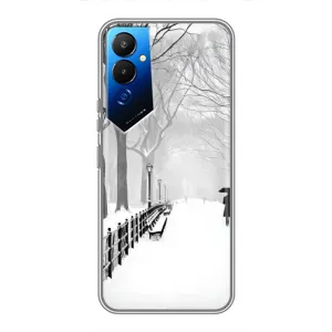 Чехлы на Новый Год Tecno POVA 4 (LG7n) (Снегом замело)