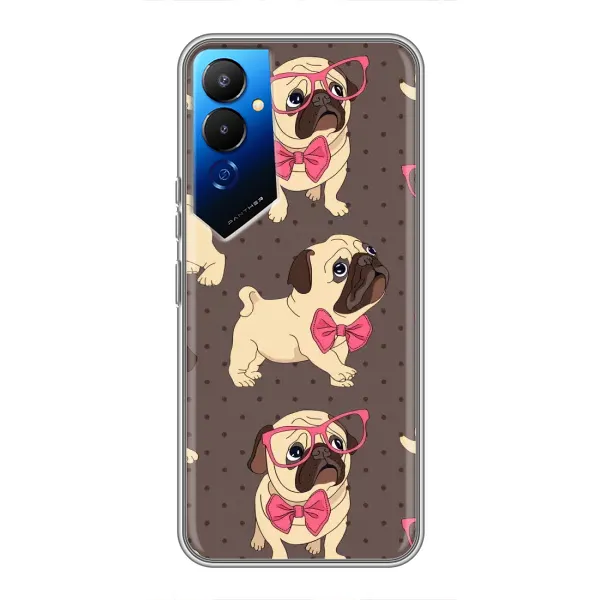 Чехол с рисунком «Собачки Мопсики» для TECNO POVA 4 (LG7n) Чехол с рисунком «Собачки Мопсики» для TECNO POVA 4 (LG7n)
