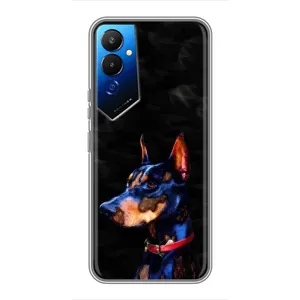Бампер для Tecno POVA 4 (LG7n) с картинкой "Песики" (Собака Мопс)