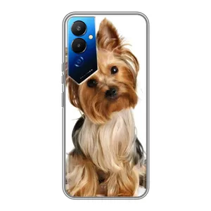 Чехол (ТПУ) Милые собачки для Tecno POVA 4 (LG7n) (Собака Терьер)