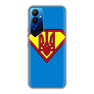 Чехол с картинкой (Патриотический ГЕРБ) на Tecno POVA 4 (LG7n) (Super - Герб)
