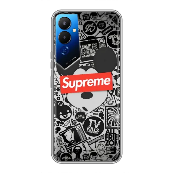 Чехол с рисунком «Supreme Маус» для TECNO POVA 4 (LG7n) Чехол с рисунком «Supreme Маус» для TECNO POVA 4 (LG7n)