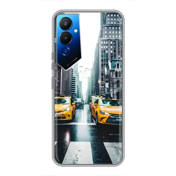 Чехол с рисунком «Такси» для TECNO POVA 4 (LG7n) Чехол с рисунком «Такси» для TECNO POVA 4 (LG7n)