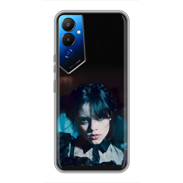 Чехол с рисунком «Танец Уэнсдей» для TECNO POVA 4 (LG7n) Чехол с рисунком «Танец Уэнсдей» для TECNO POVA 4 (LG7n)