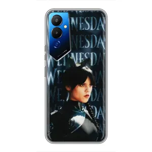 Чохол з картинкою Венсдей на Tecno POVA 4 (LG7n) (Вендсдей з ушками)
