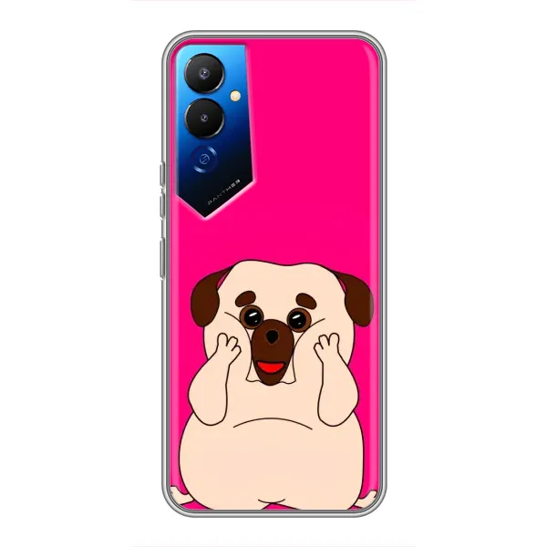 Чехол с рисунком «Веселый Мопсик» для TECNO POVA 4 (LG7n) Чехол с рисунком «Веселый Мопсик» для TECNO POVA 4 (LG7n)