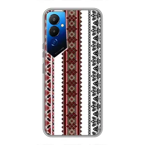 Силиконовый Чехол на Tecno POVA 4 (LG7n) с картинкой Вышиванки (Вышиваночки)