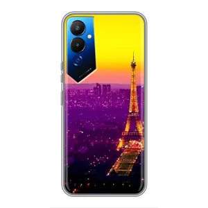 Чохол Ейфелева Вежа на Tecno POVA 4 (LG7n) (Яскрава башня)