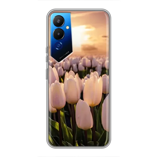 Чехол с рисунком «Закат с цветами» для TECNO POVA 4 (LG7n) Чехол с рисунком «Закат с цветами» для TECNO POVA 4 (LG7n)