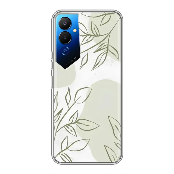 Чехол с рисунком «Зелёный дизайн» для TECNO POVA 4 (LG7n) Чехол с рисунком «Зелёный дизайн» для TECNO POVA 4 (LG7n)