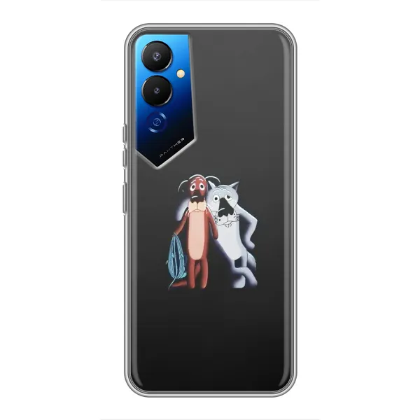 Чехол с рисунком «Шо, опять» для TECNO POVA 4 (LG7n)