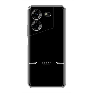 Силіконовий бампер з картинкою машини на Tecno POVA 5 (LG7n) (Сілует Audi)