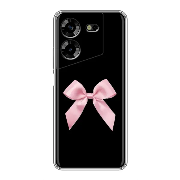 Чехол с рисунком «Бант на черном» для TECNO POVA 5 (LG7n) Чехол с рисунком «Бант на черном» для TECNO POVA 5 (LG7n)