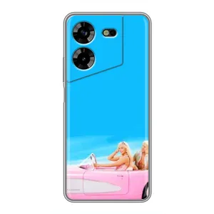 Силіконовый Чохол Барбі фільм на Tecno POVA 5 (LG7n) (Барбі і Кен)