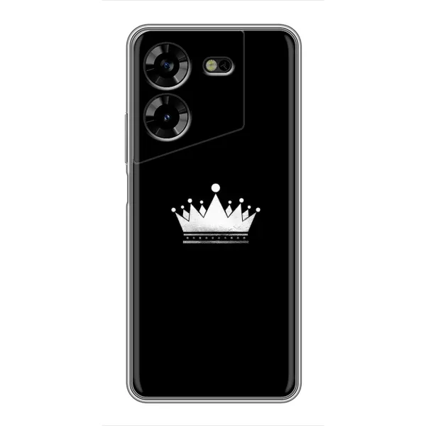 Чехол с рисунком «Белая корона» для TECNO POVA 5 (LG7n) Чехол с рисунком «Белая корона» для TECNO POVA 5 (LG7n)