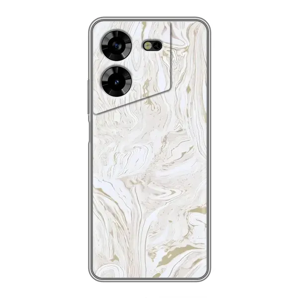 Чехол с рисунком «белый мрамор» для TECNO POVA 5 (LG7n) Чехол с рисунком «белый мрамор» для TECNO POVA 5 (LG7n)