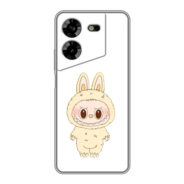 Чехол с рисунком «Бежевый Лабубу» для TECNO POVA 5 (LG7n) Чехол с рисунком «Бежевый Лабубу» для TECNO POVA 5 (LG7n)