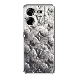 Текстурний Чохол Louis Vuitton для Техно Пова 5 (Бежевий ЛВ)