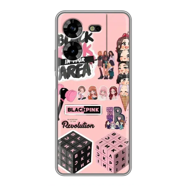 Чехол с рисунком «BLACK PINK коллаж» для TECNO POVA 5 (LG7n) Чехол с рисунком «BLACK PINK коллаж» для TECNO POVA 5 (LG7n)