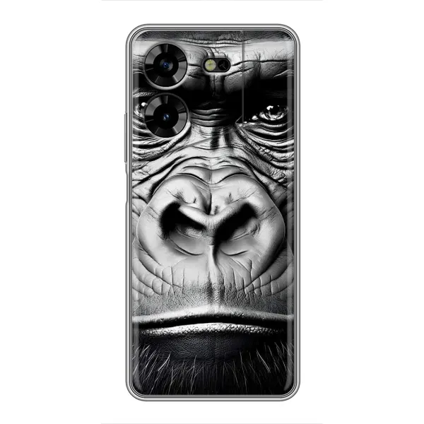 Чехол с рисунком «Черная обезьяна» для TECNO POVA 5 (LG7n) Чехол с рисунком «Черная обезьяна» для TECNO POVA 5 (LG7n)